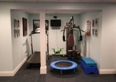 Lisa N., Home Gym Basement Remodel In Avon, Ct