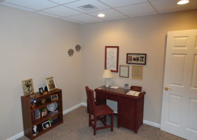 Basement Home Office Renovation In Connecticut