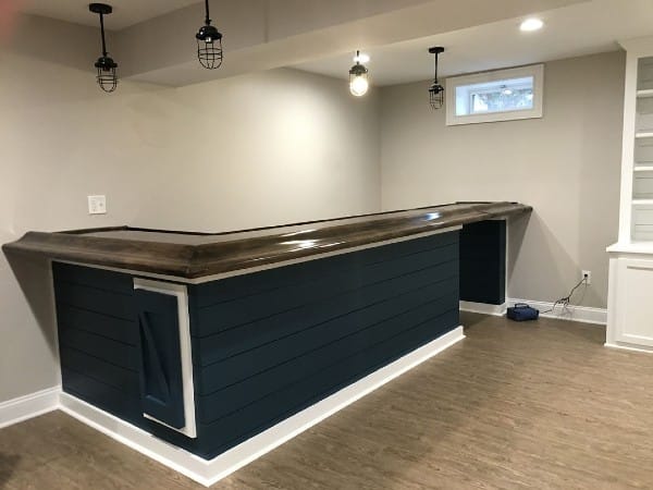 Finished Basement Before And After Pictures For Remodel Inspiration