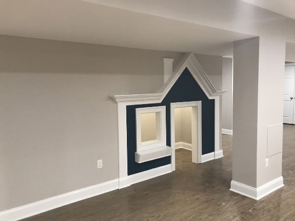 Finished Basement Before And After Pictures For Remodel Inspiration