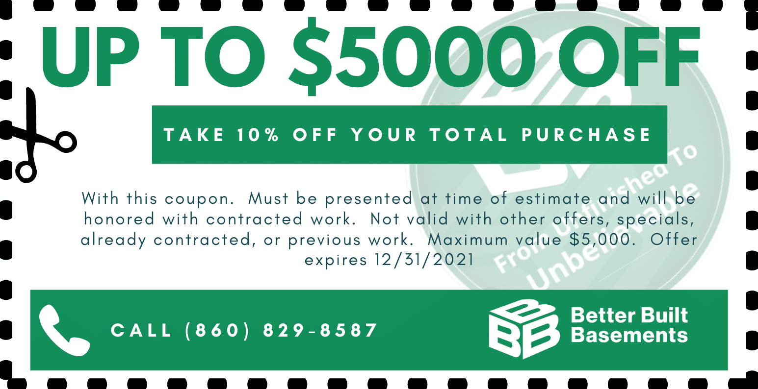Up To $5000 Off Your Basement Project